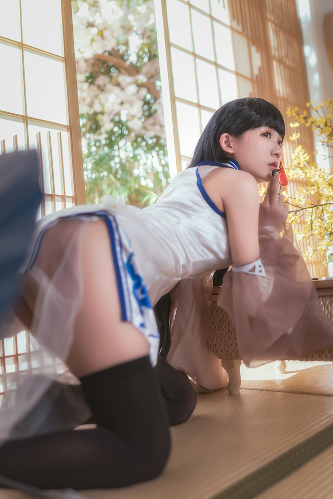图片[5]-战舰少女R逸仙旗袍COS正片CN鳗鱼霏儿-COS世界