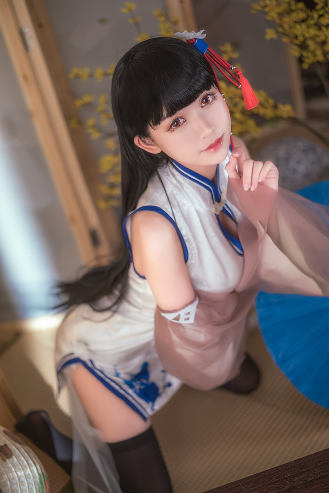 战舰少女R逸仙旗袍COS正片CN鳗鱼霏儿-COS世界