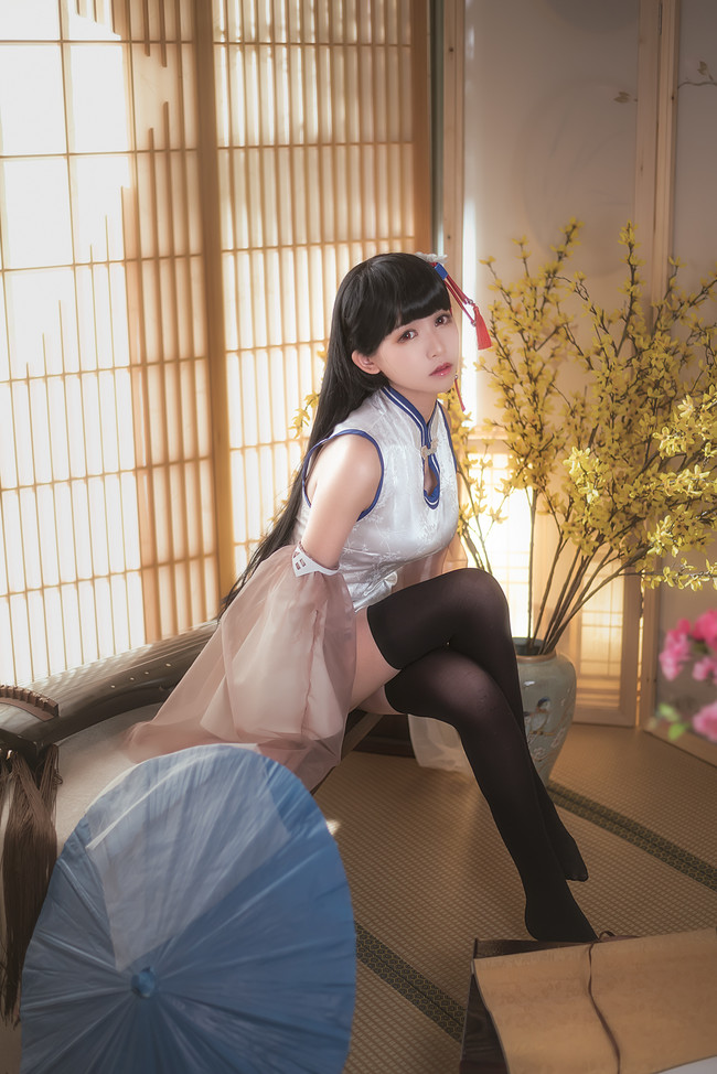 图片[4]-战舰少女R逸仙旗袍COS正片CN鳗鱼霏儿-COS世界