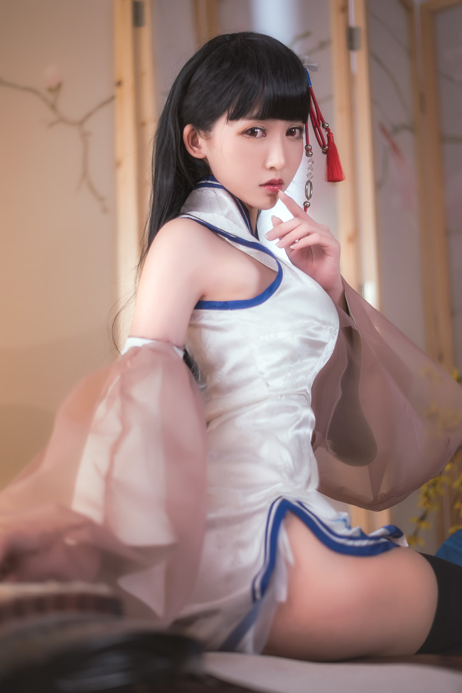 图片[3]-战舰少女R逸仙旗袍COS正片CN鳗鱼霏儿-COS世界