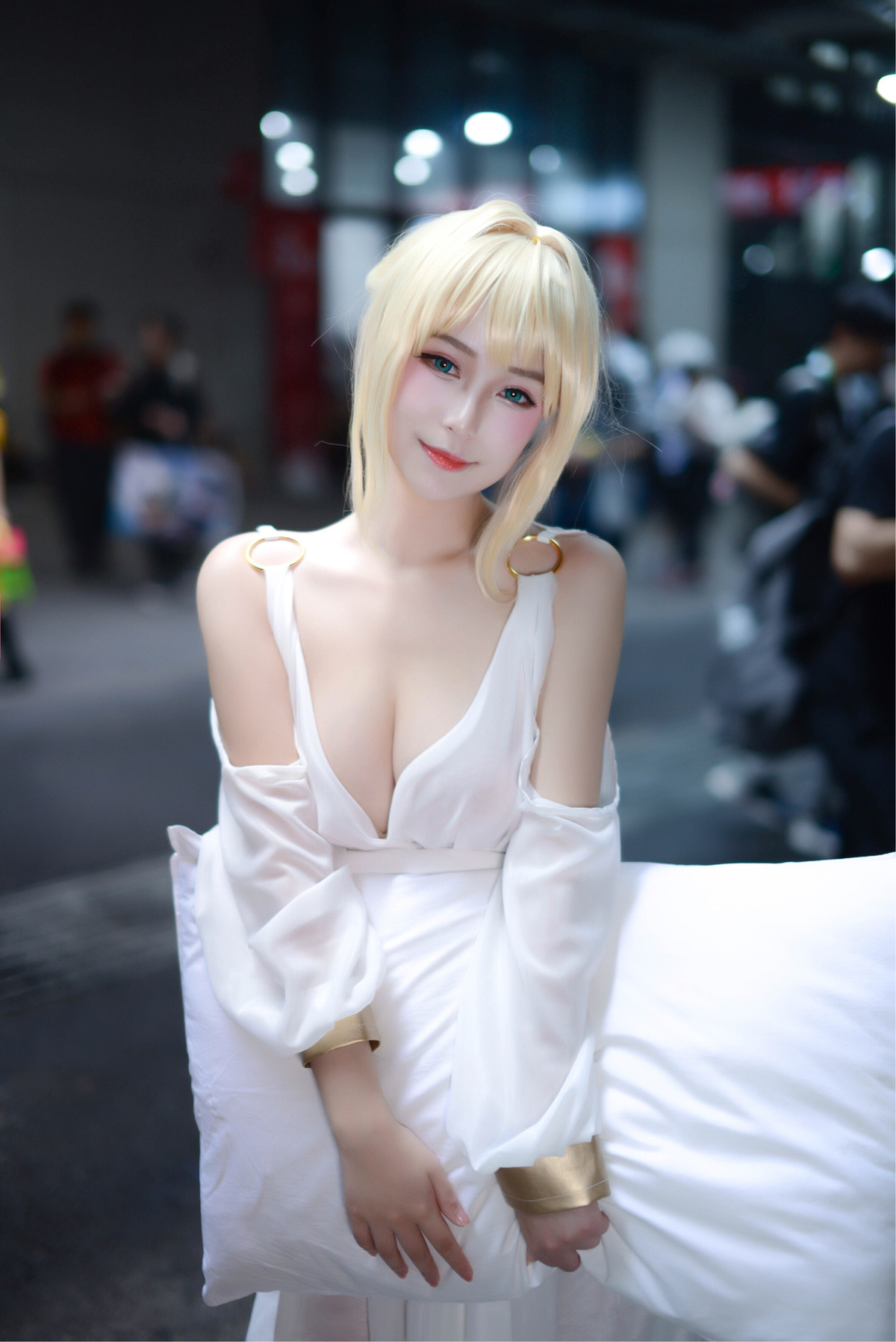 图片[3]-白色连衣裙小姐姐-COS世界