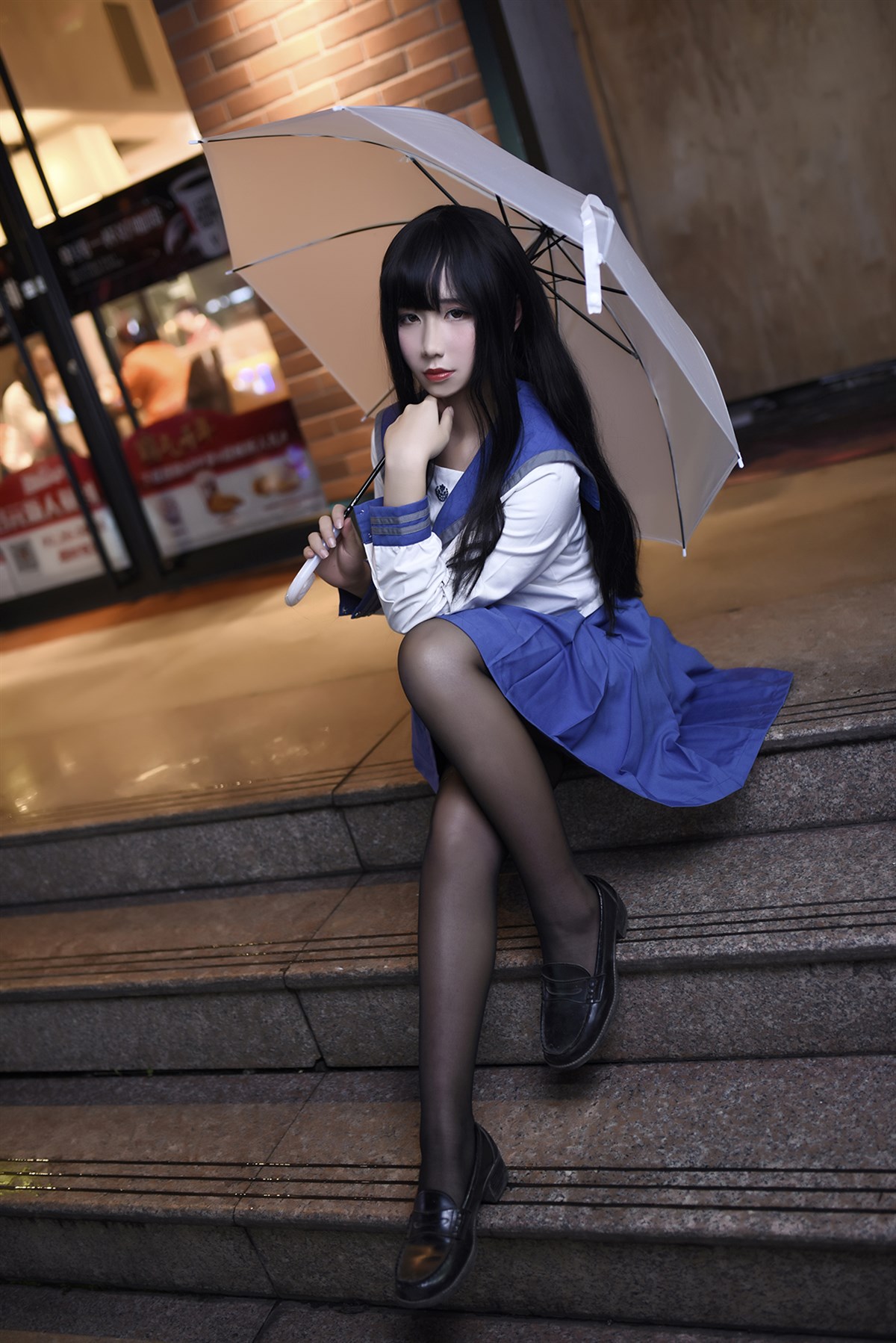 图片[2]-伞中少女-COS世界
