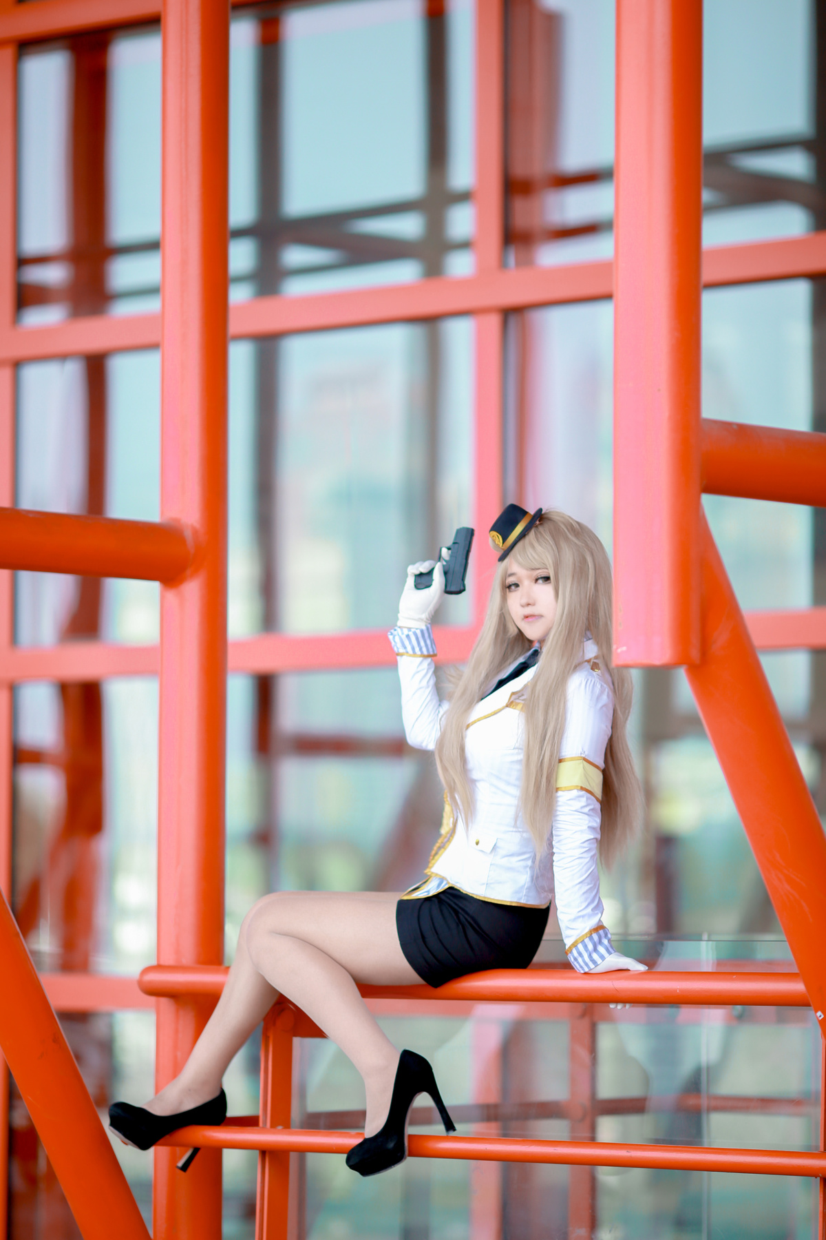 图片[2]-脸蛋圆嘟嘟的可爱cosplayer制服-COS世界