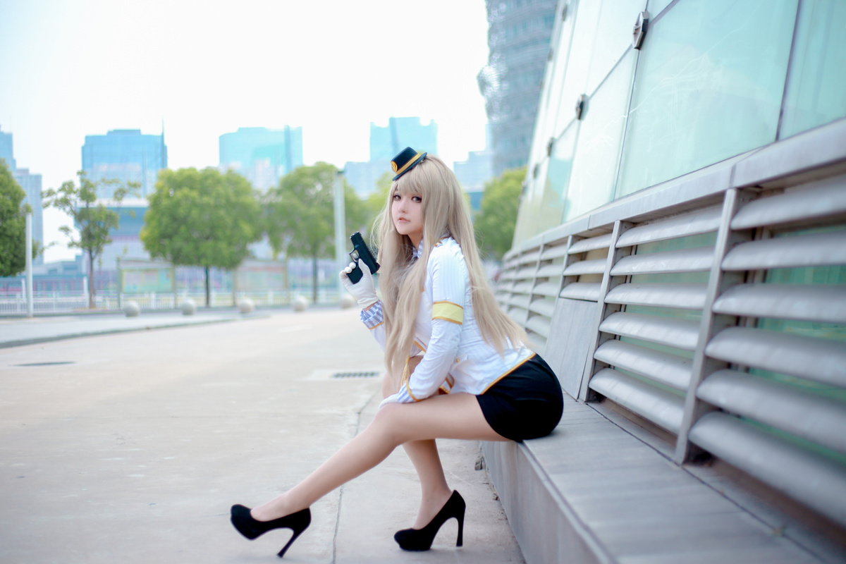 图片[3]-脸蛋圆嘟嘟的可爱cosplayer制服-COS世界