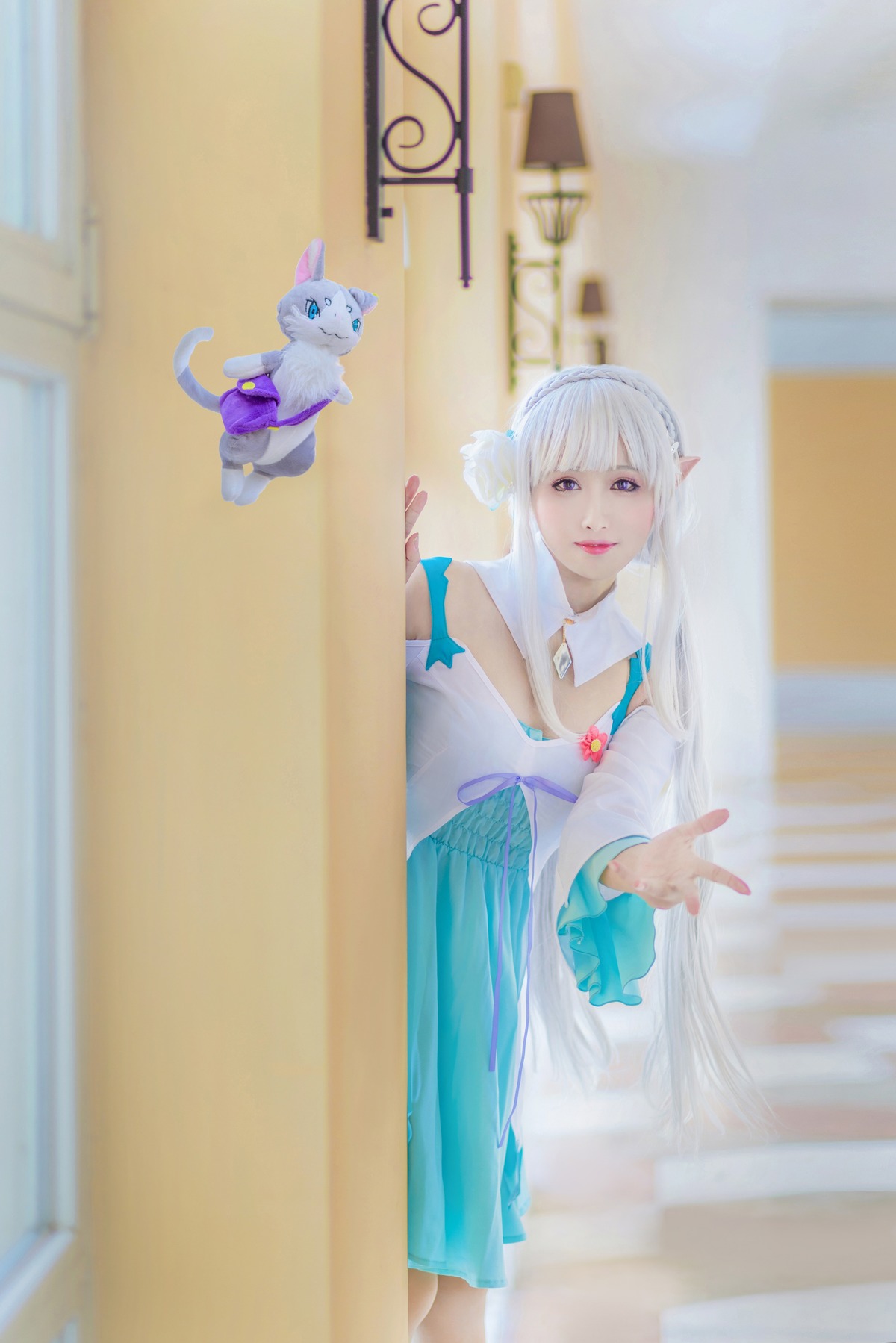 图片[3]-从零开始异世界生活 艾米莉娅绿常服-COS世界