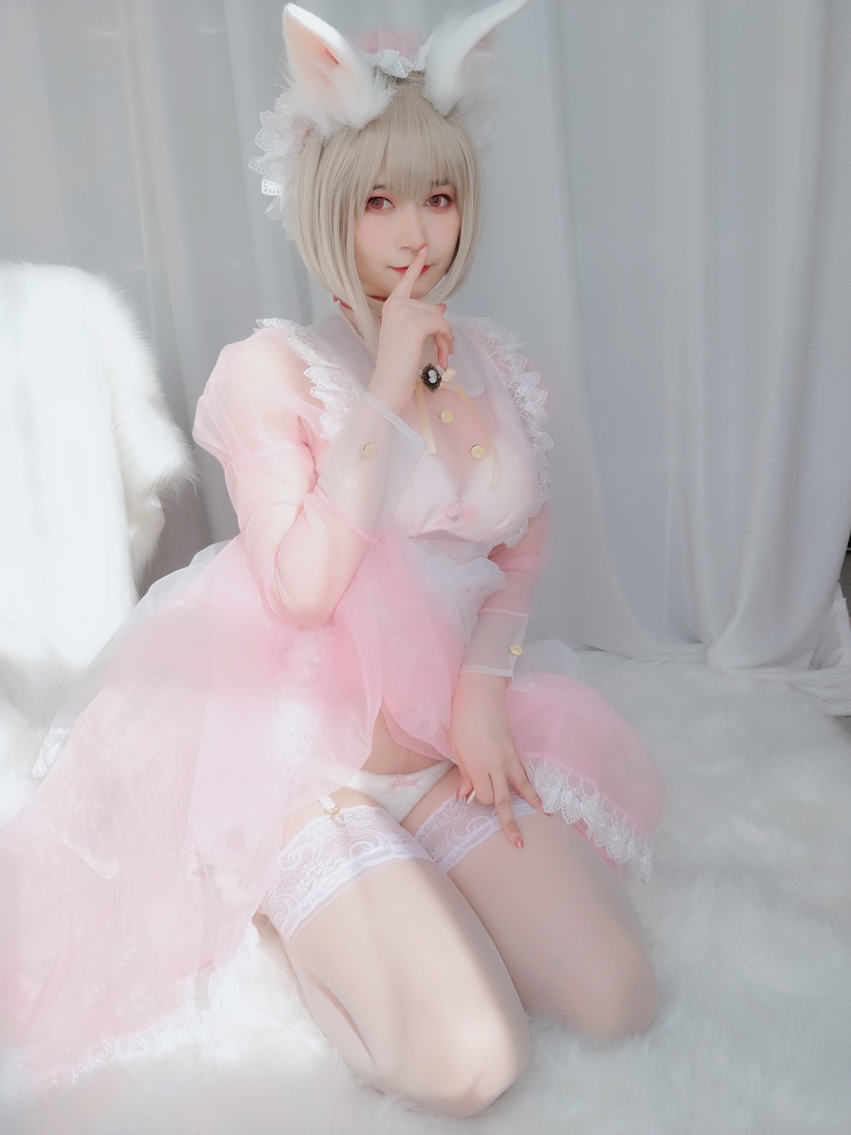 图片[4]-白银81-女仆粉色系超可爱-COS世界
