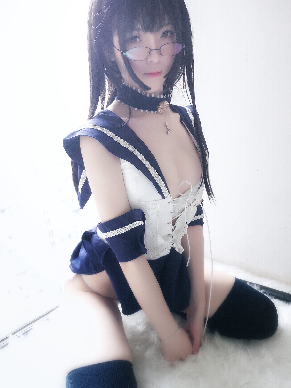 图片[5]-一小央泽-武士刀与水手服-COS世界