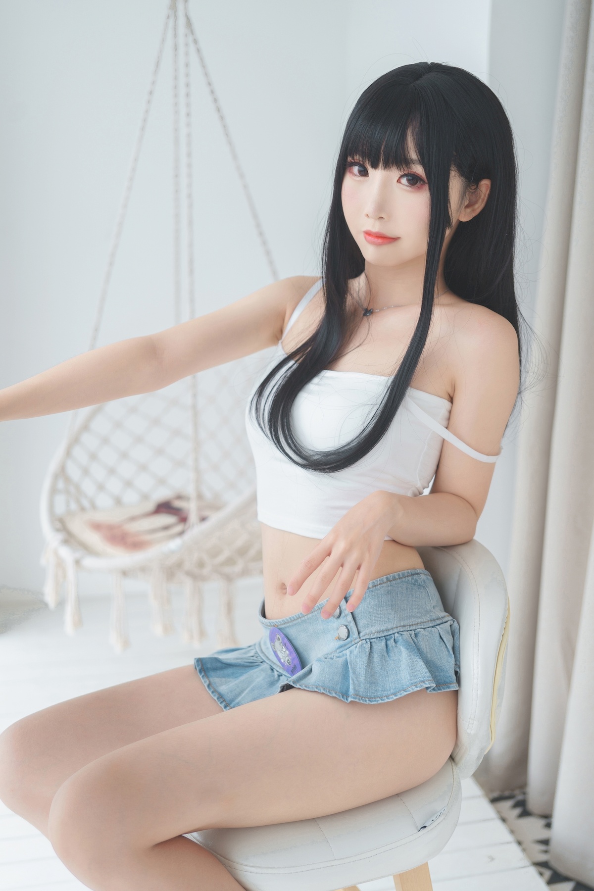 图片[2]-长发美女背影头像唯美-COS世界