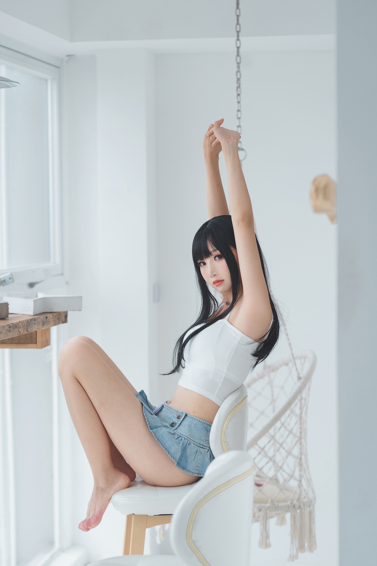 图片[5]-长发美女背影头像唯美-COS世界