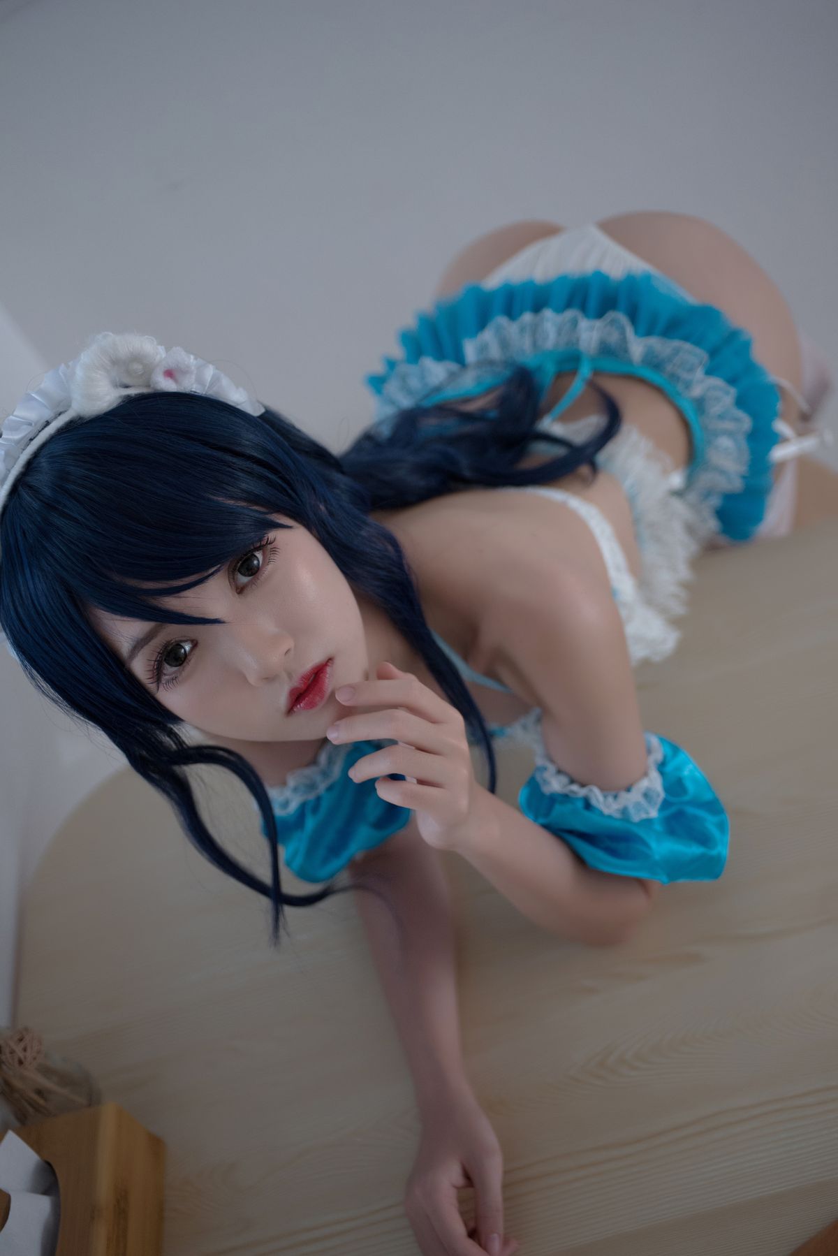 蠢沫沫-兽耳蕾丝女仆-COS世界