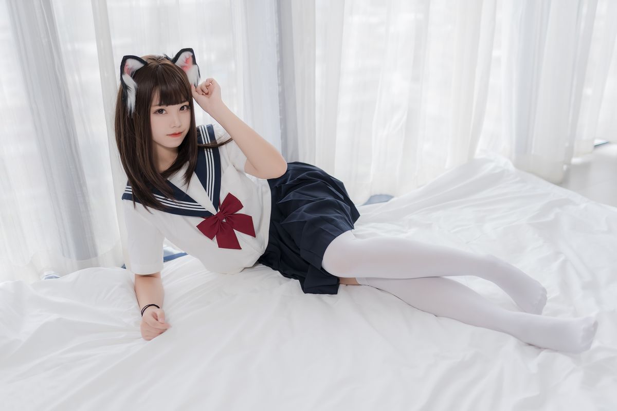图片[3]-蠢沫沫-猫耳JK-COS世界