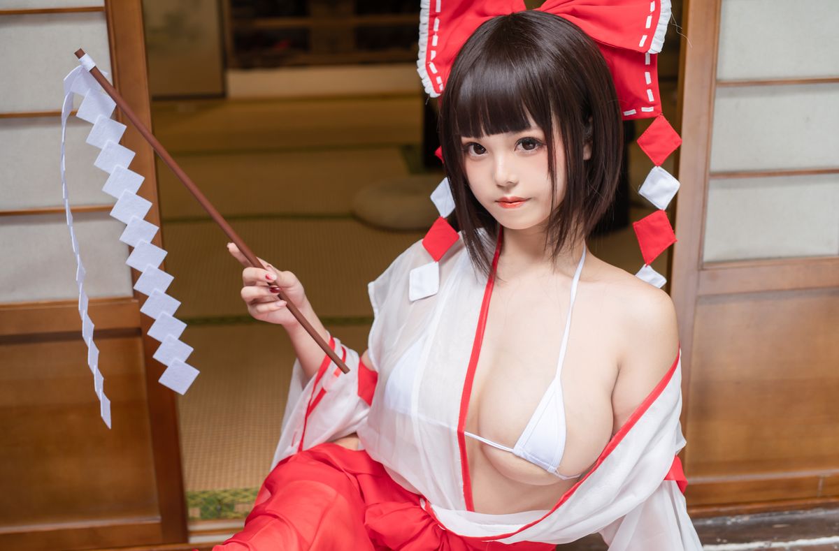 图片[3]-蜜汁猫裘透明巫女姐姐-COS世界
