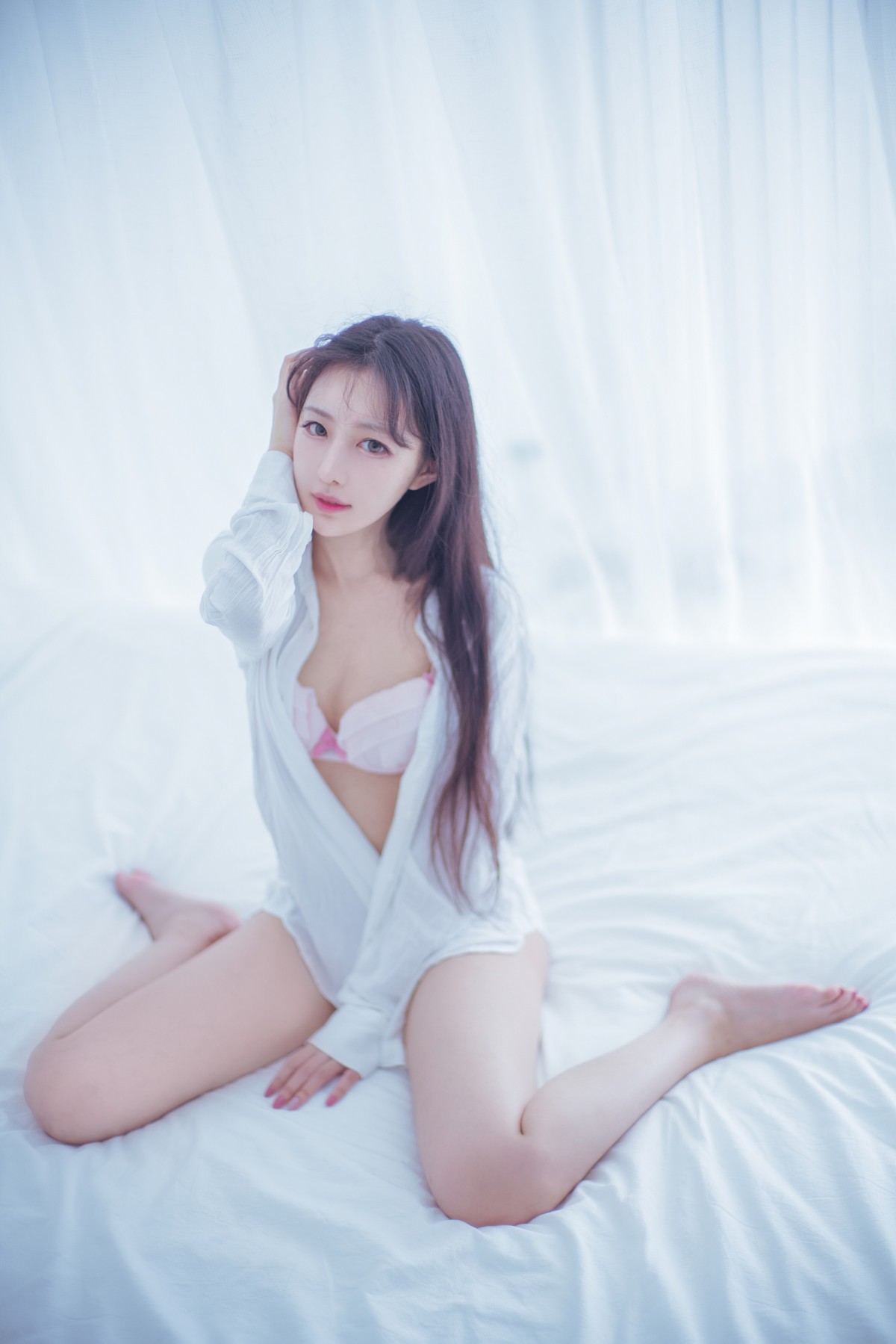 图片[2]-Shika小鹿鹿-白衬衣-COS世界