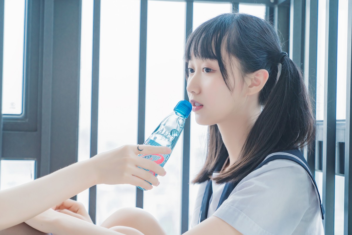 图片[3]-木绵绵OwO&桜桃喵-她(制服×制服)-COS世界