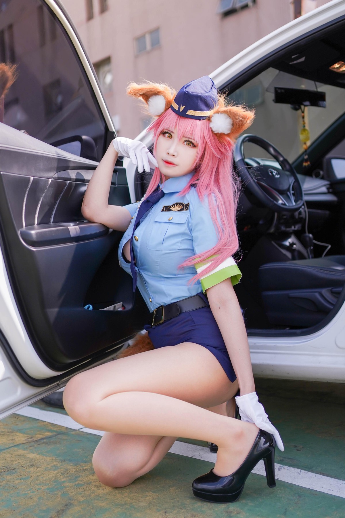 图片[3]-玉藻前女警裝Ver-COS世界