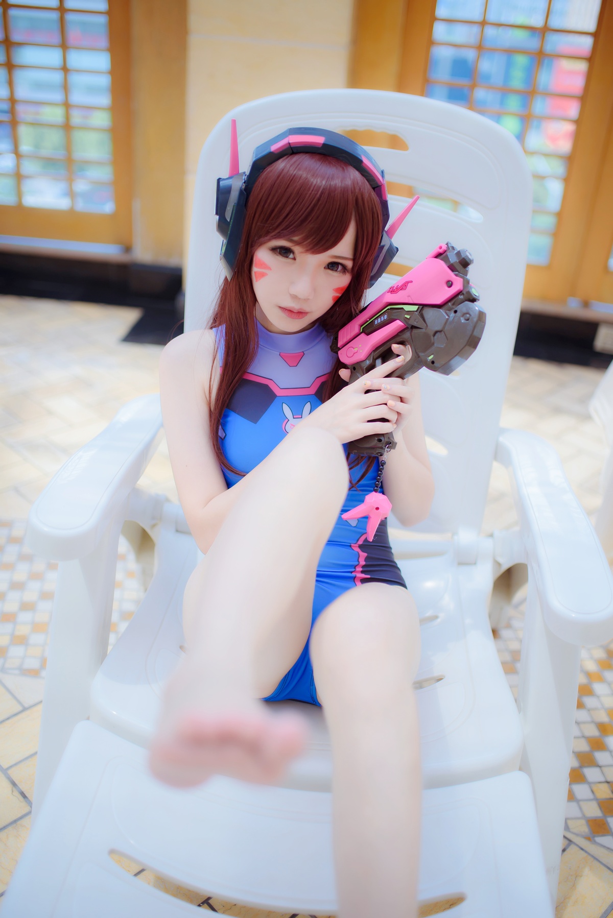 图片[2]-雪晴Astra—Overwatch-D.Va水着写真Vol.6-COS世界