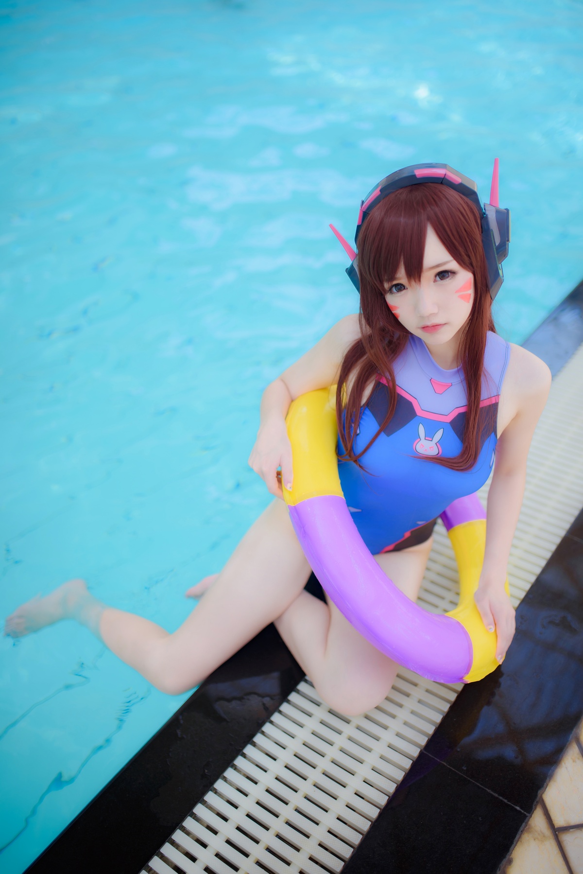 图片[3]-雪晴Astra—Overwatch-D.Va水着写真Vol.6-COS世界