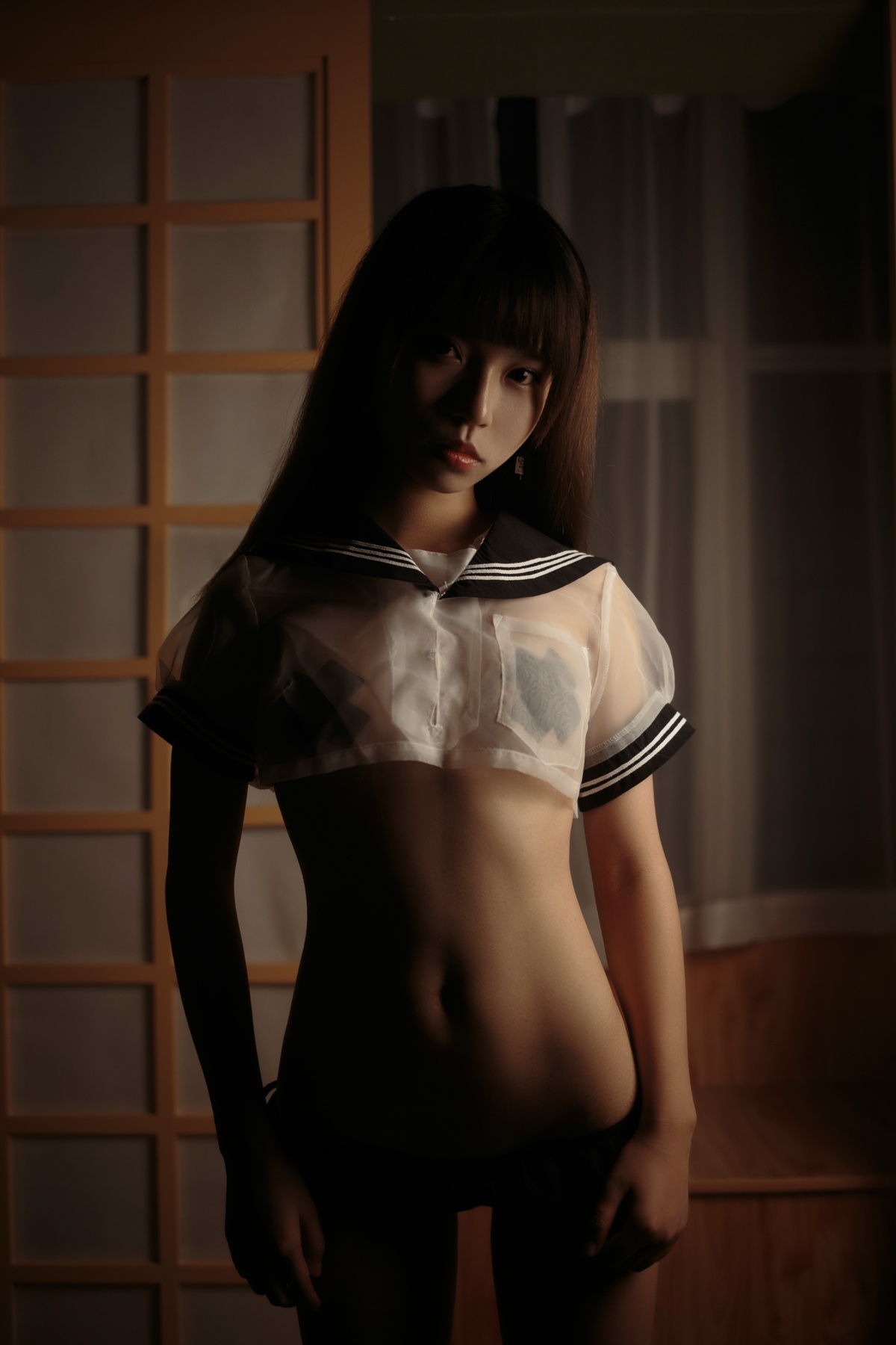 图片[3]-白易子教主-VOL.24透明水手服-COS世界