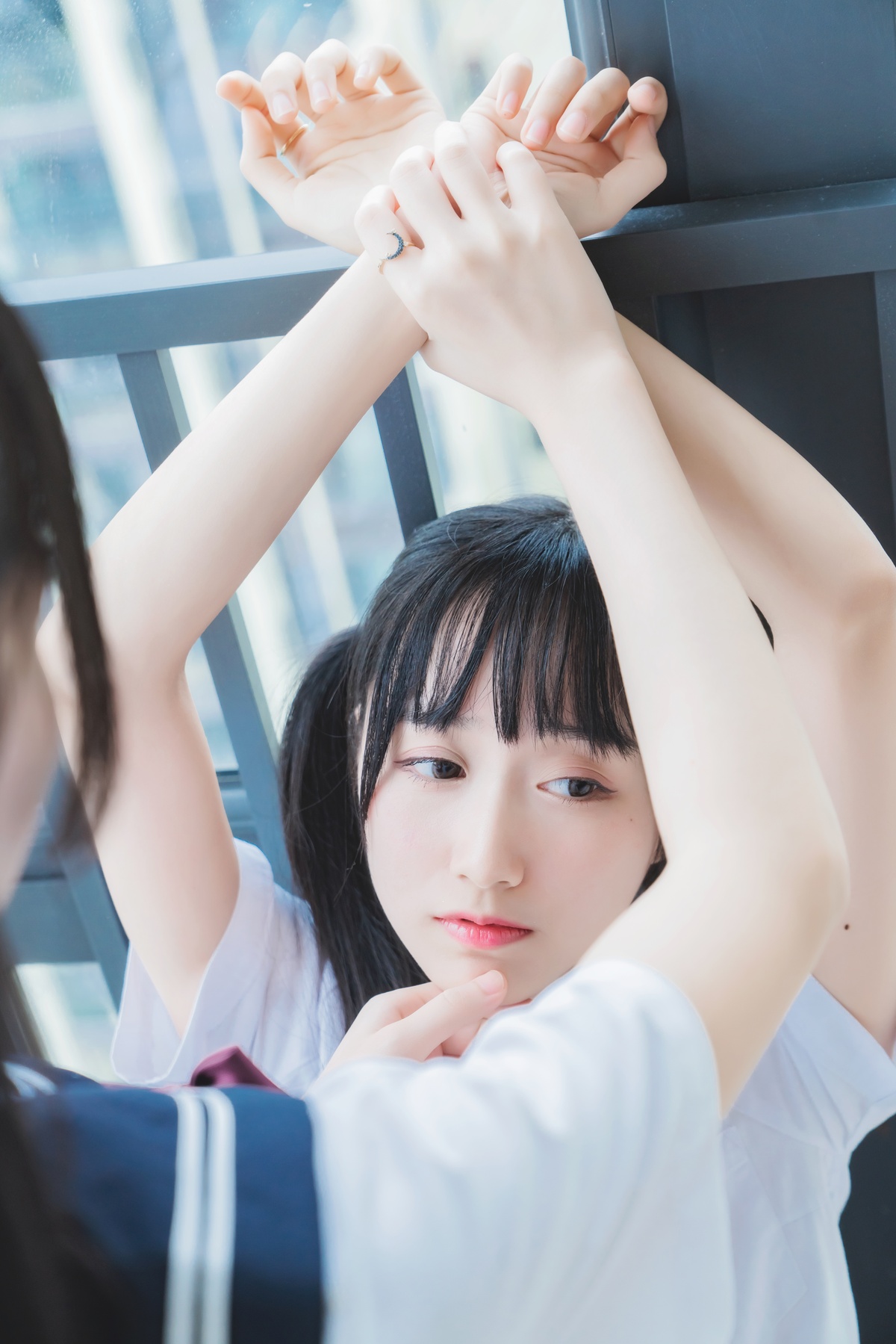 木绵绵OwO&桜桃喵-她(制服×制服)-COS世界