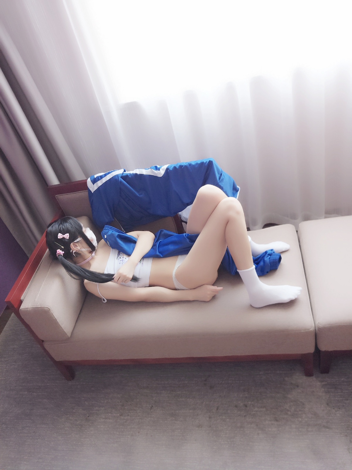 图片[4]-赛高酱国产校服蓝色萝莉白虎-COS世界
