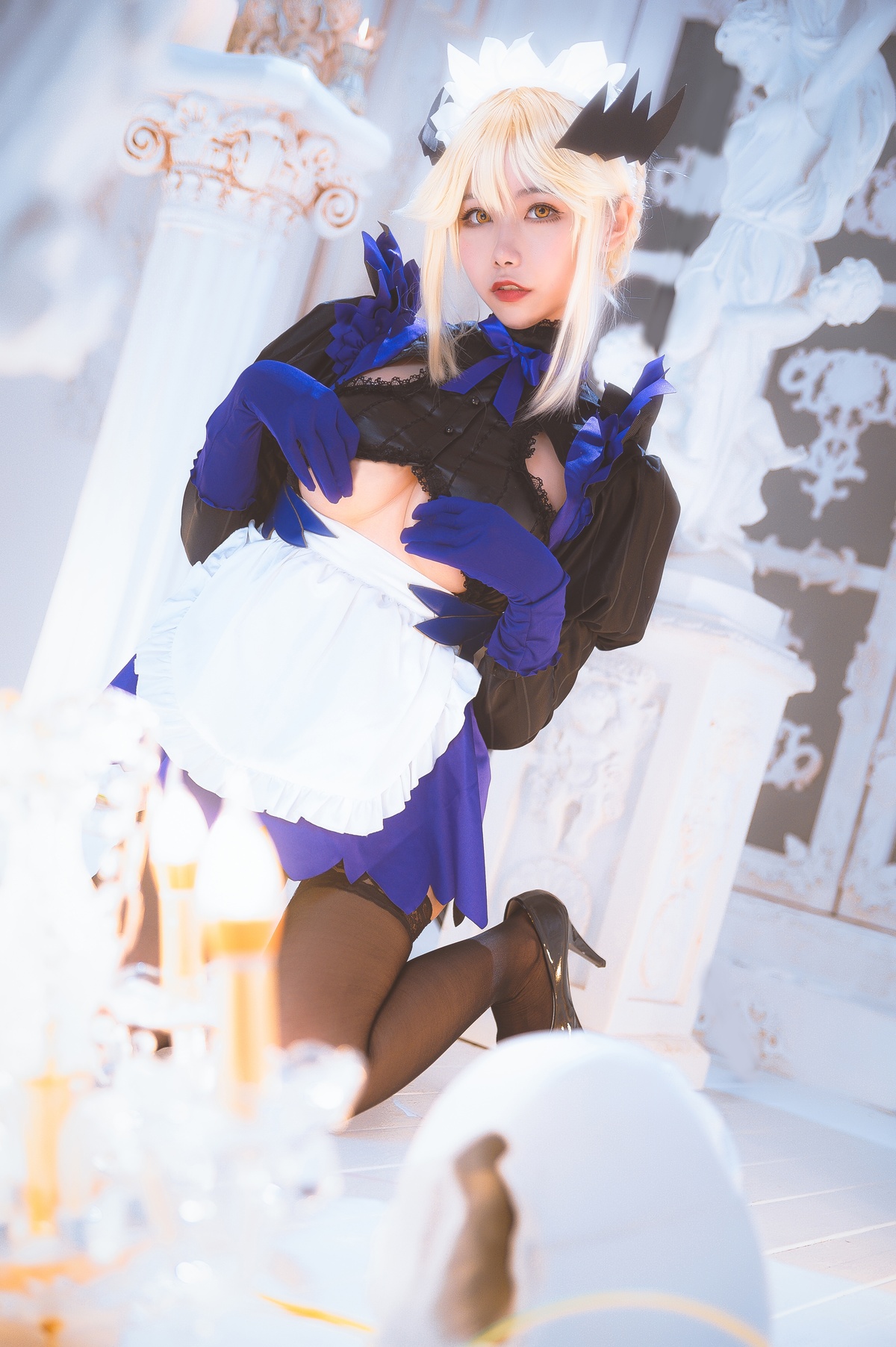 图片[4]-Momoko葵葵黑枪呆女仆-COS世界
