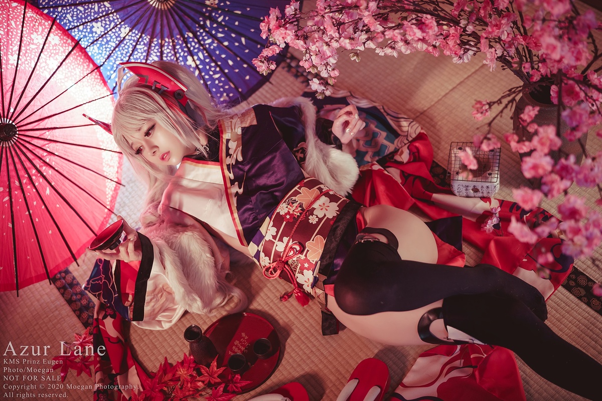 图片[3]-[沖田凜花Rinka]AzurLane-KMSPrinzEugen百花繚乱ver-COS世界