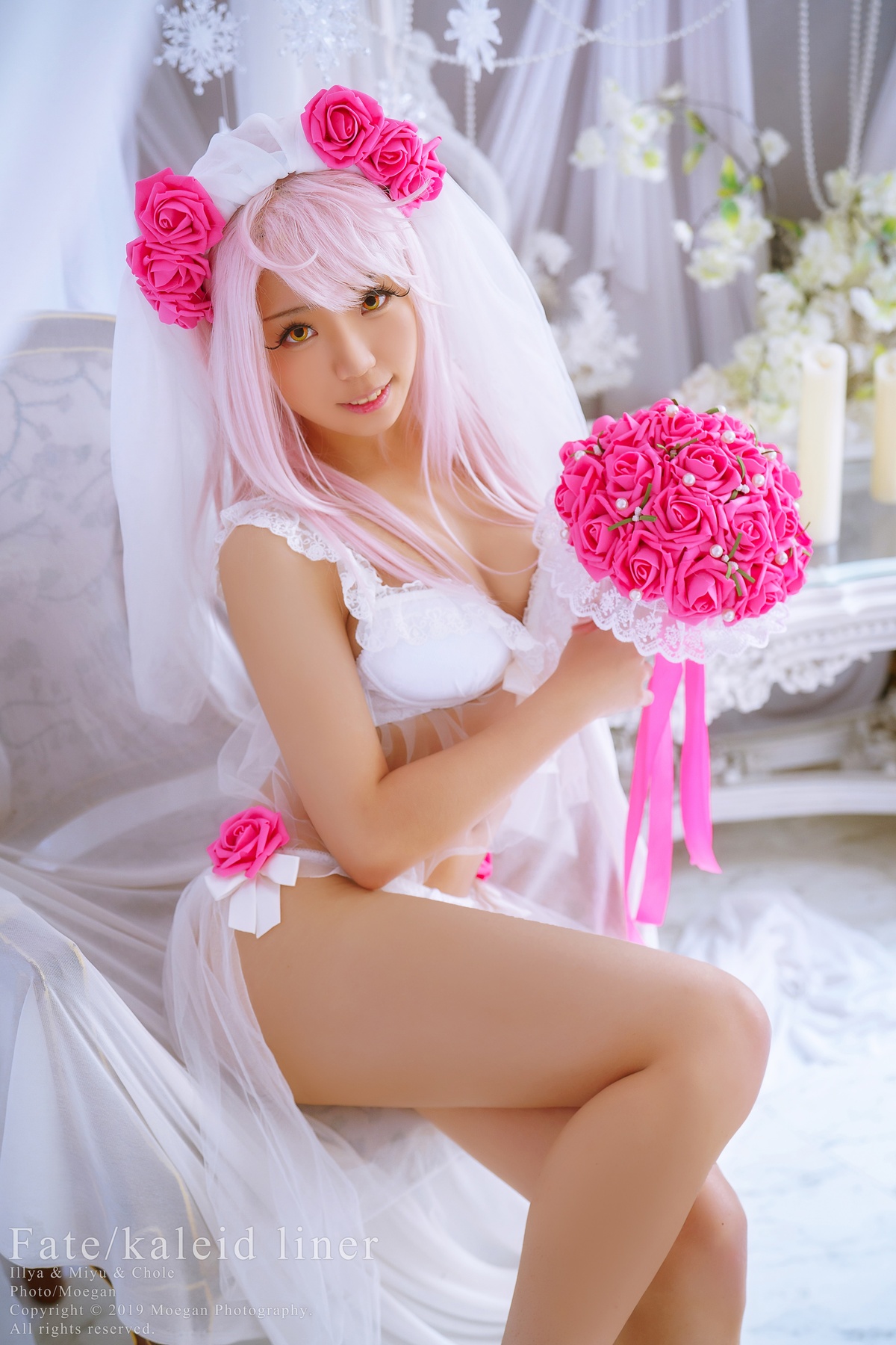 [沖田凜花Rinka、鈴鈴Yakira、鬼姬OniHime]WeddingBikiniver.(Fatekaleidlinerプリズマ☆イリヤ)-COS世界