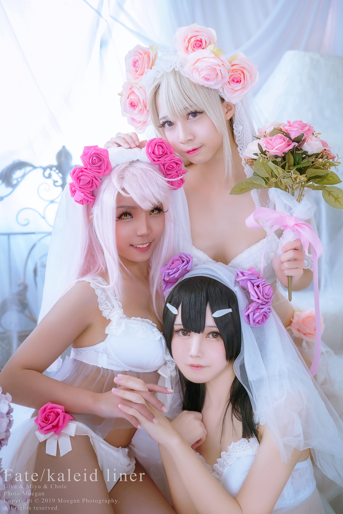 图片[3]-[沖田凜花Rinka、鈴鈴Yakira、鬼姬OniHime]WeddingBikiniver.(Fatekaleidlinerプリズマ☆イリヤ)-COS世界