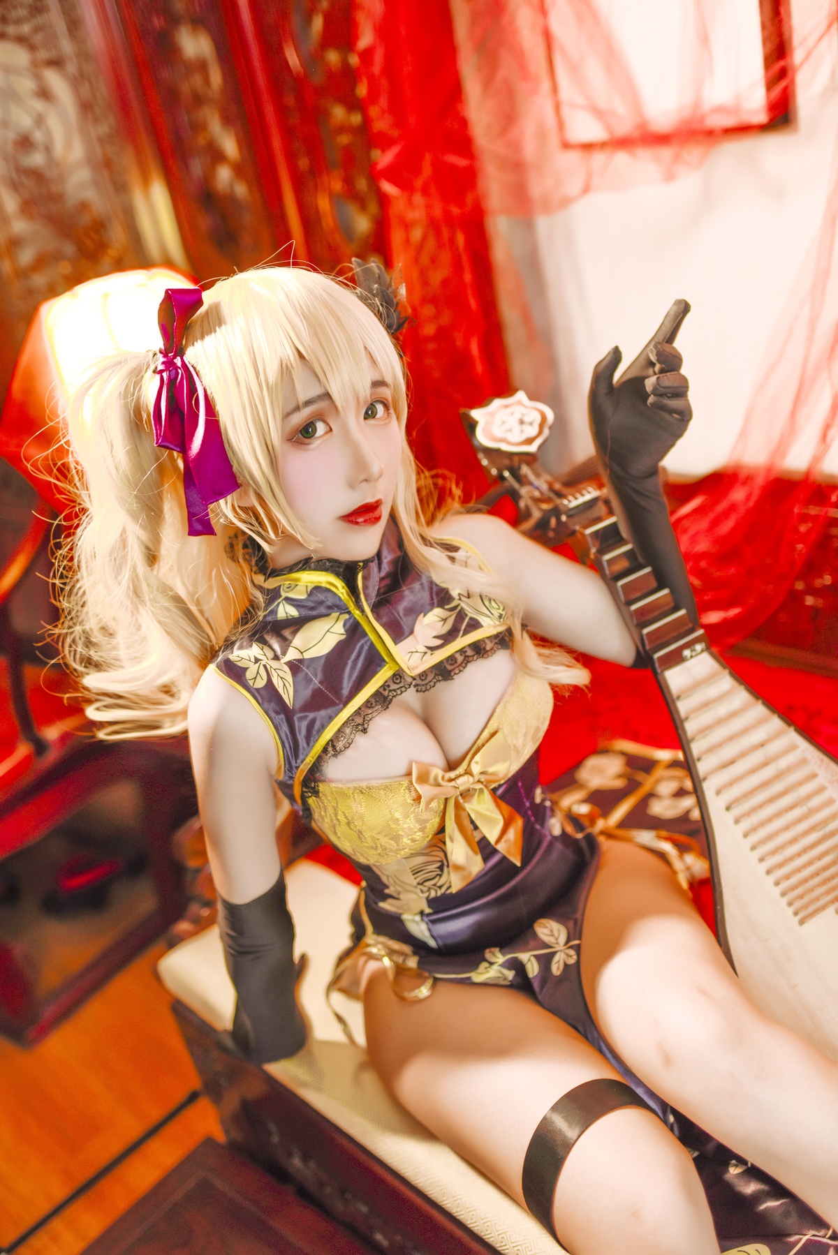 图片[4]-九曲Jean NO.012金莲[8P-60MB]-COS世界