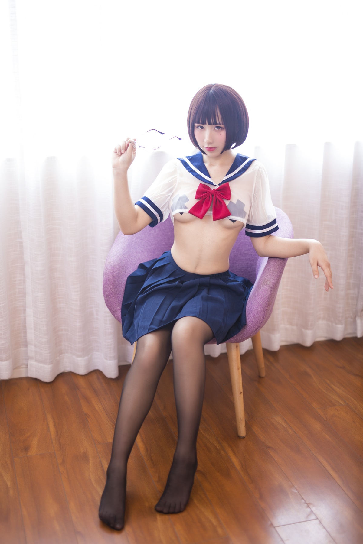 九曲Jean NO.023JK透明制服[21P-153MB]-COS世界