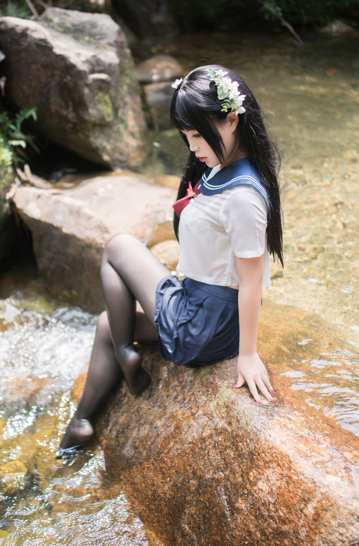 图片[5]-白烨-Vol.0013湿身JK[98p-2v-1.77G]-COS世界