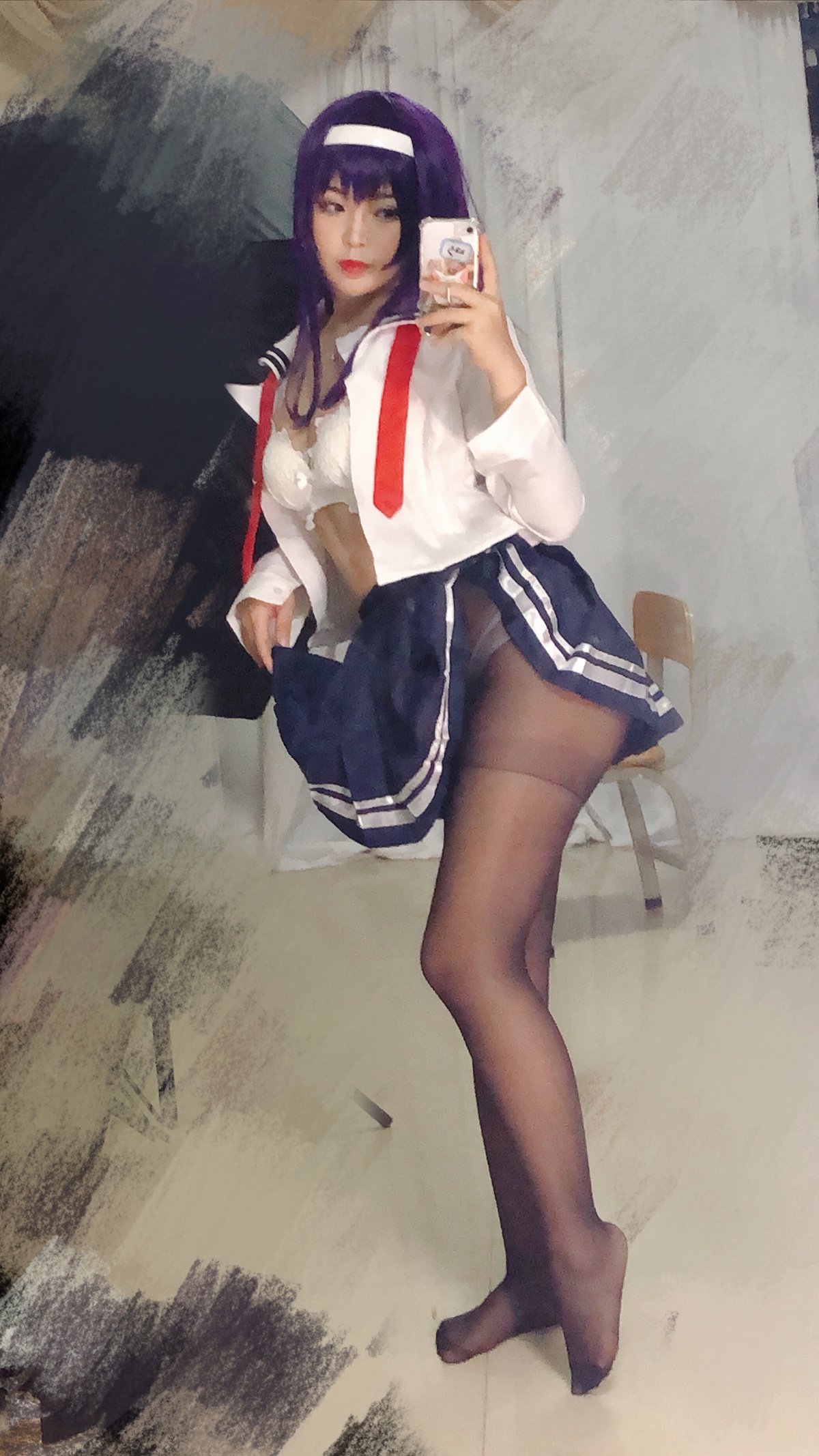 图片[2]-白烨-Vol.0019学姐校服自拍[26P-58.6M]-COS世界