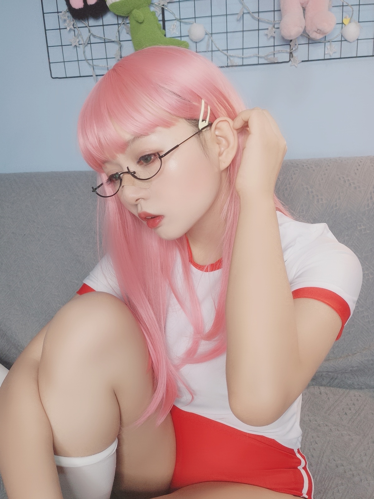 图片[2]-黑猫猫OvO – 体操服自拍-COS世界