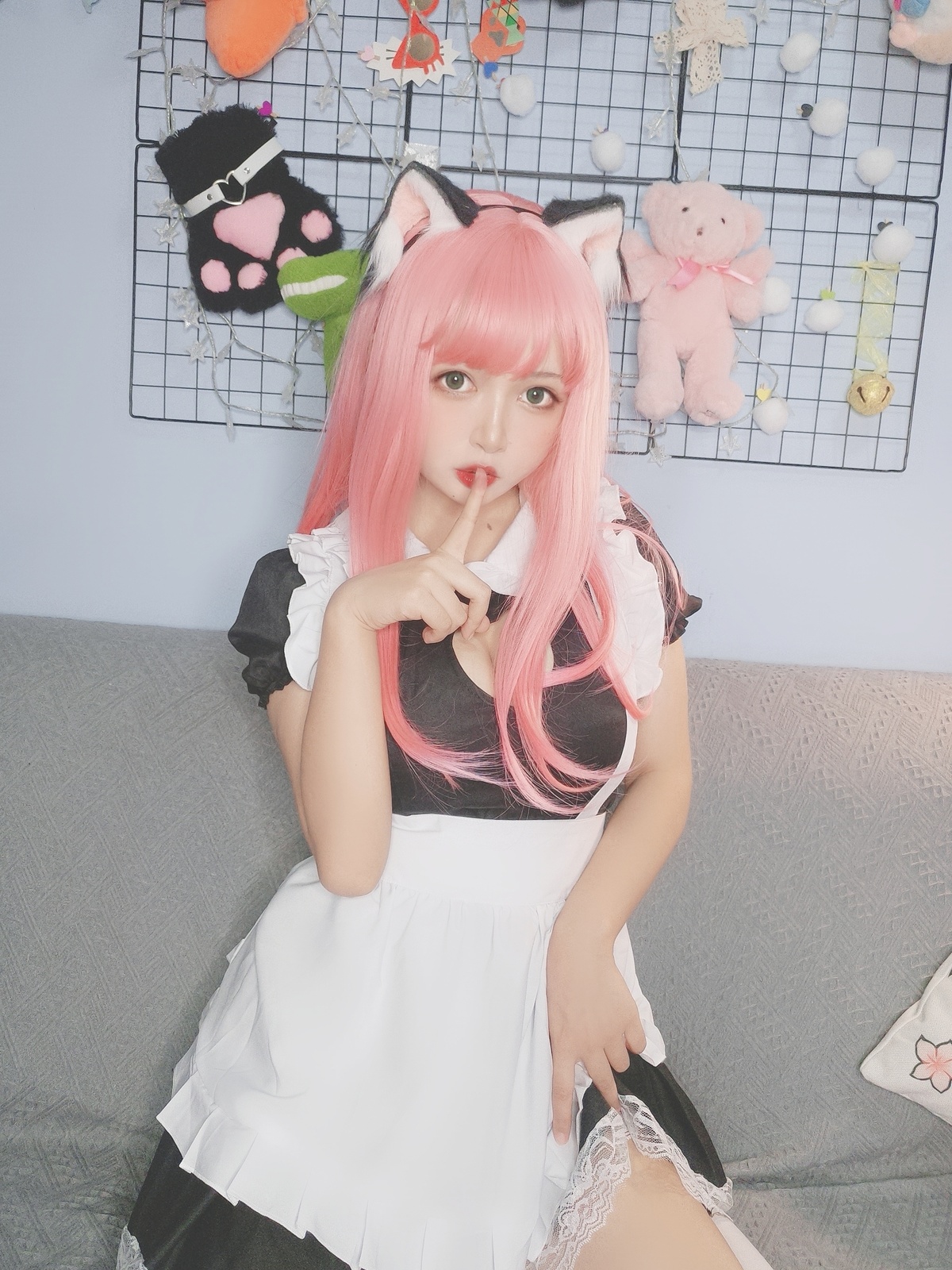 图片[2]-黑猫猫OvO – 猫女仆自拍-COS世界
