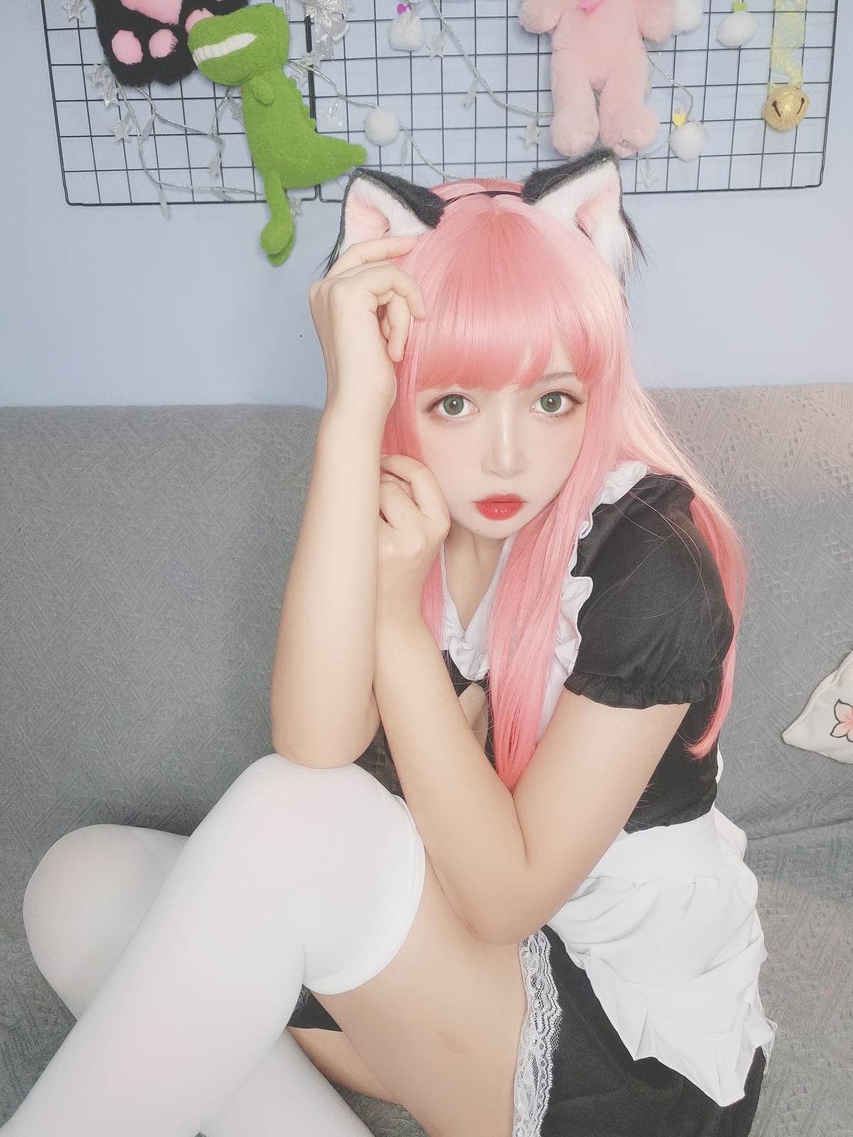 图片[4]-黑猫猫OvO – 猫女仆自拍-COS世界