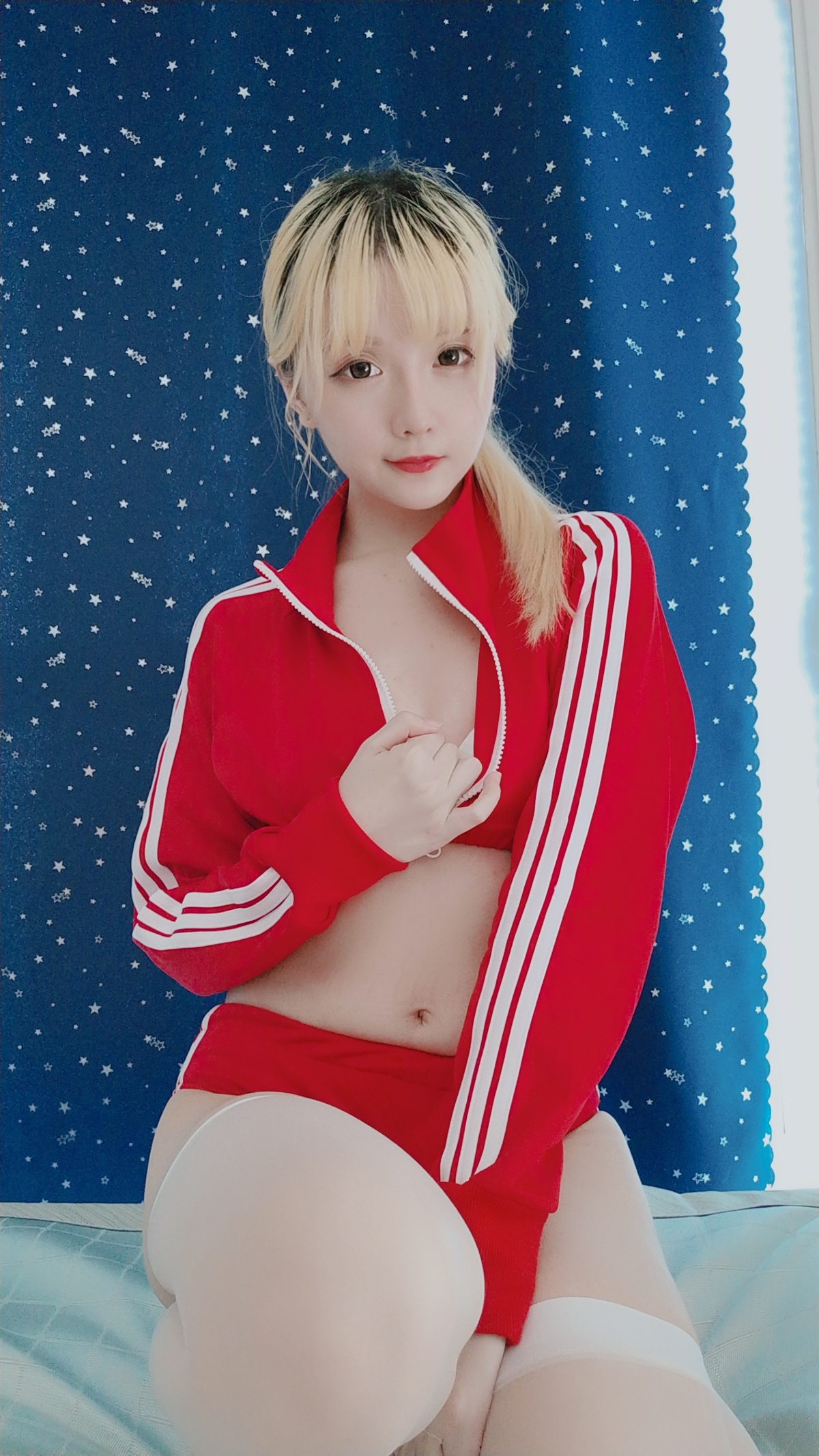 图片[2]-星之迟迟 定制 NO.002 6-21 红色体操服 [60P3V-688MB]-COS世界
