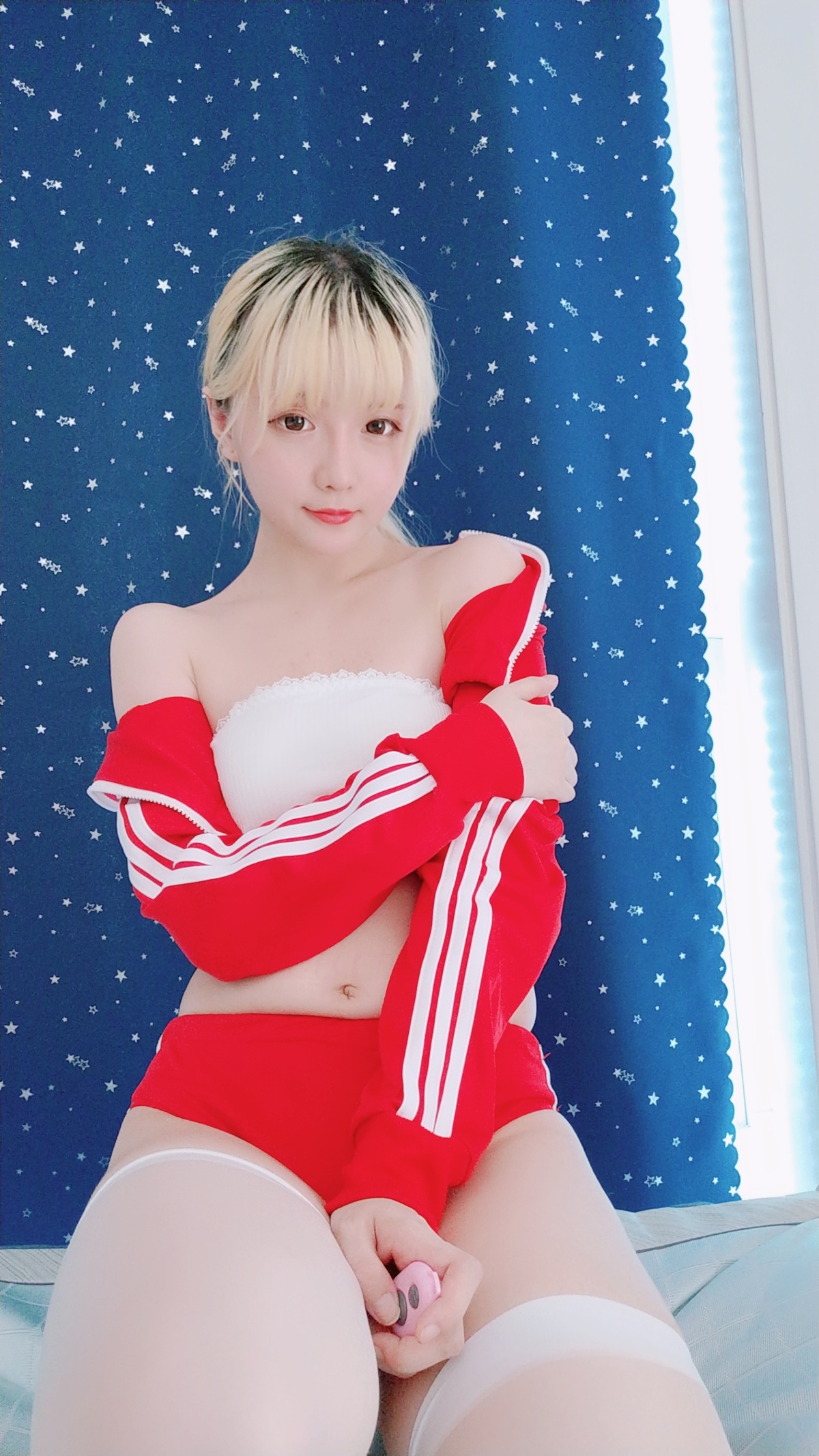 图片[4]-星之迟迟 定制 NO.002 6-21 红色体操服 [60P3V-688MB]-COS世界