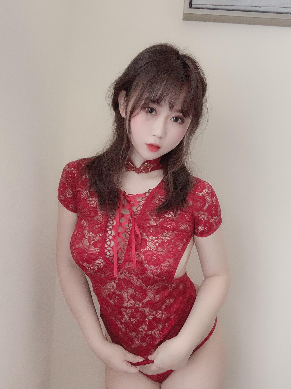图片[2]-是依酱呀-红色旗袍[25P-13MB]-COS世界
