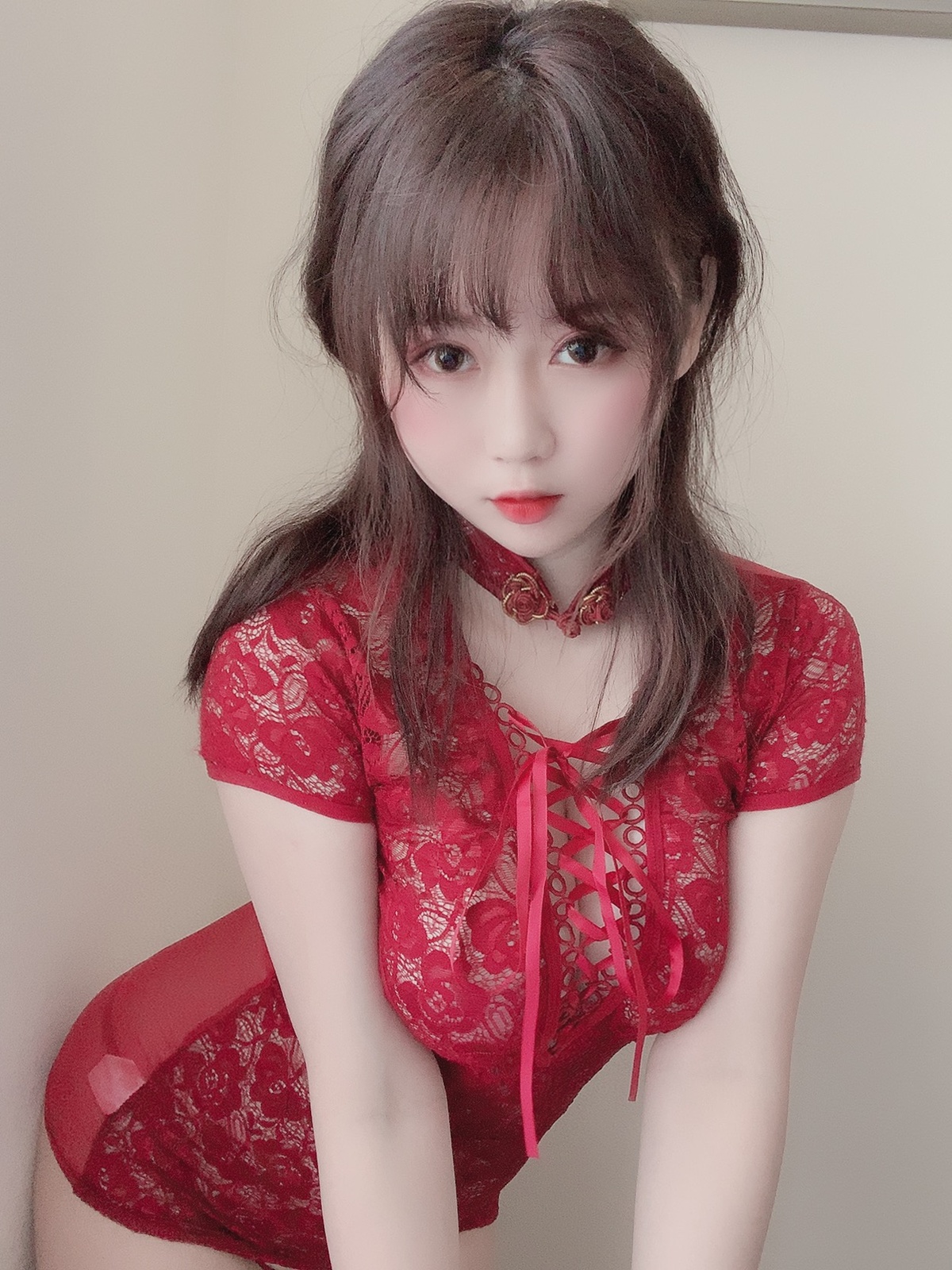 图片[4]-是依酱呀-红色旗袍[25P-13MB]-COS世界
