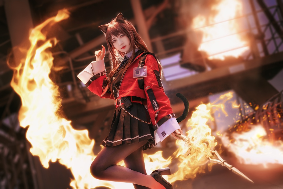 图片[2]-弥音音-明日方舟 天火-COS世界