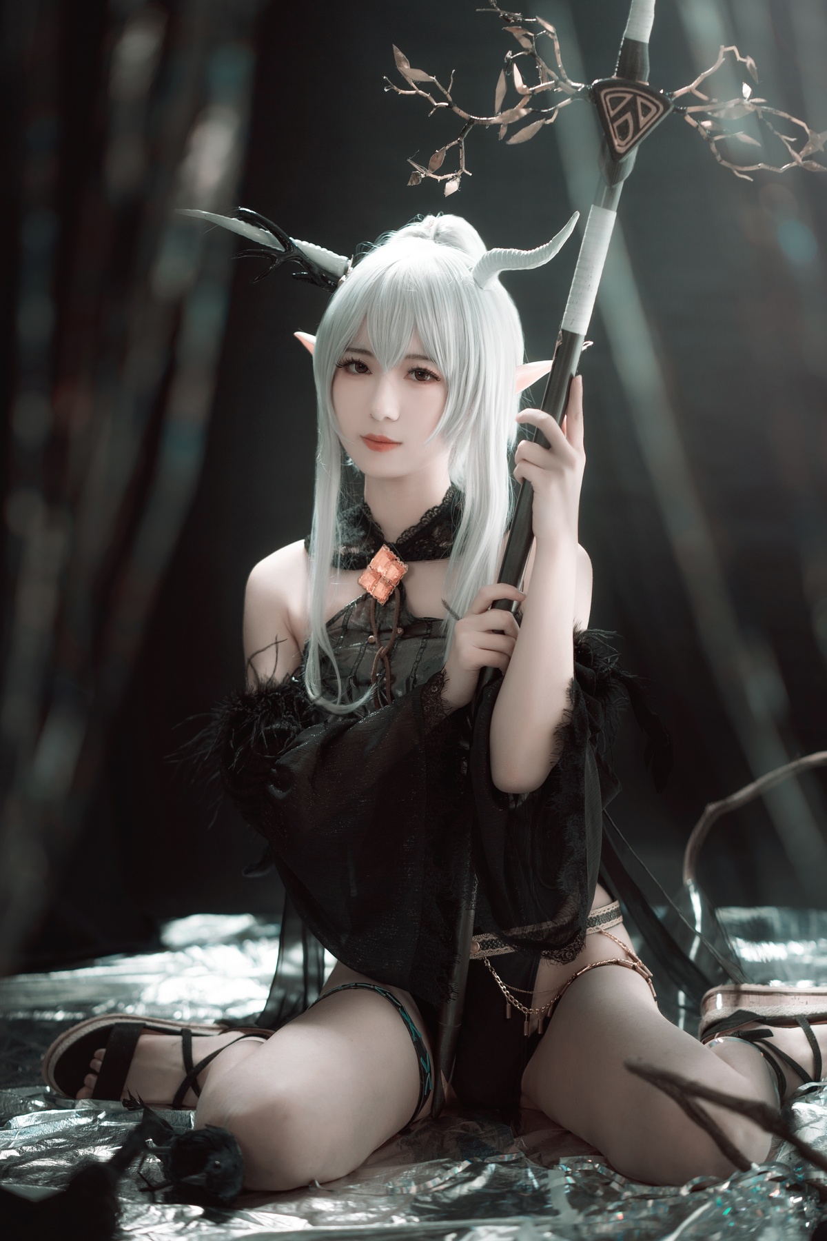 图片[2]-弥音音-明日方舟 闪灵-COS世界