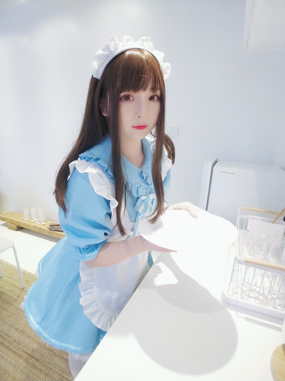 图片[4]-古川 NO.029 蓝白女仆 [19P-64MB]-COS世界