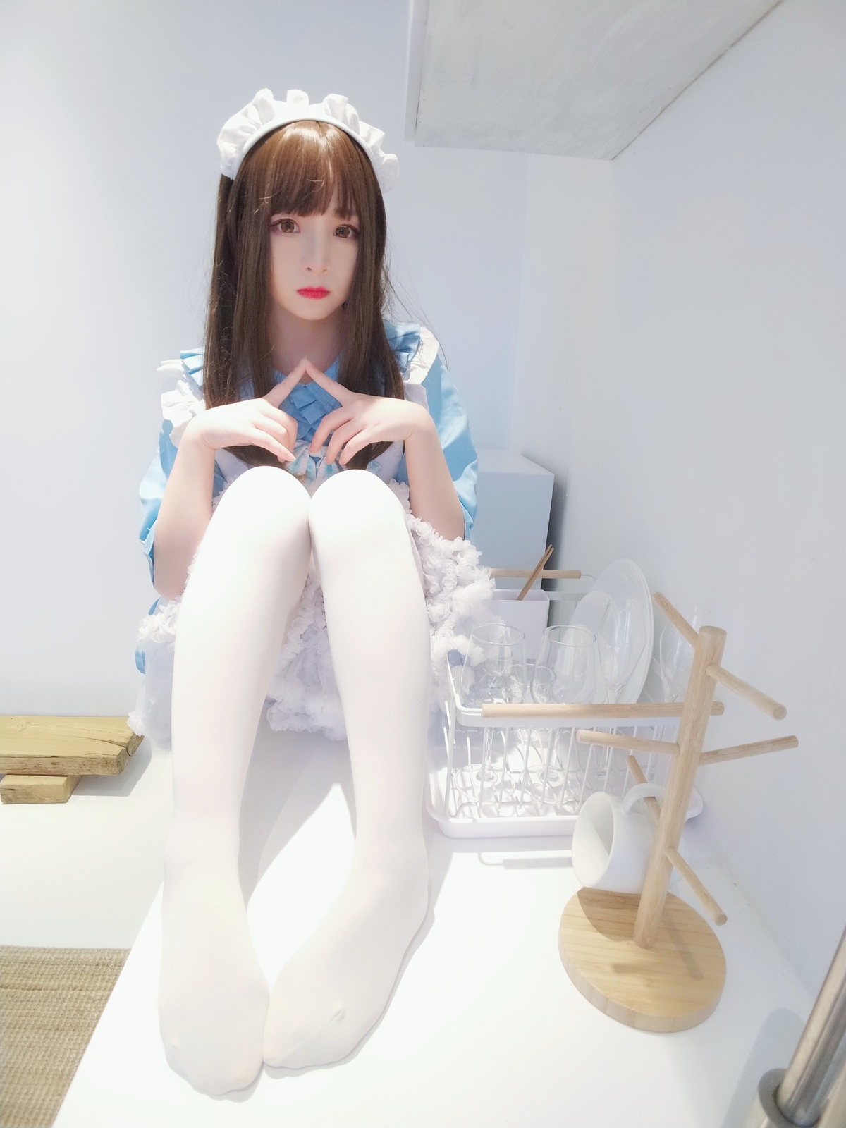 图片[5]-古川 NO.029 蓝白女仆 [19P-64MB]-COS世界