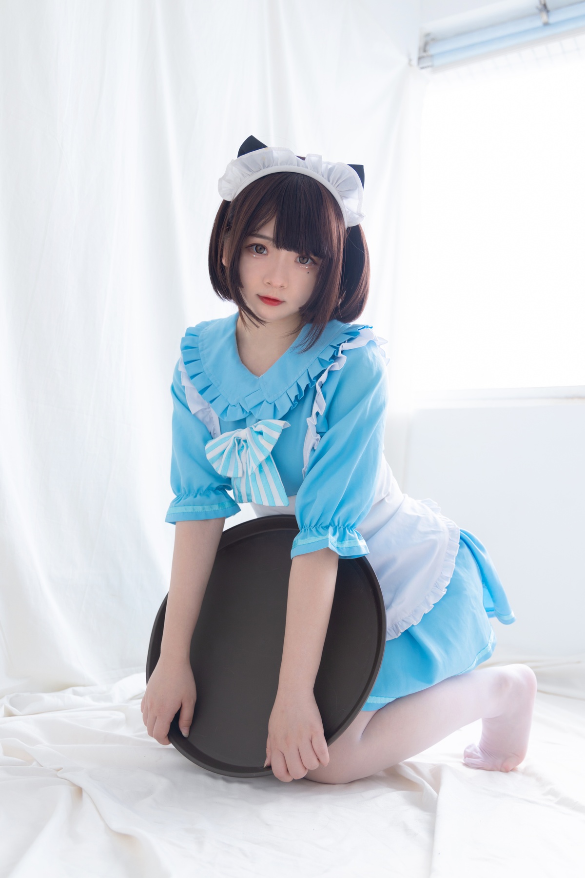 图片[4]-古川 NO.060 蓝色小猫女仆 [42P1V-295MB]-COS世界