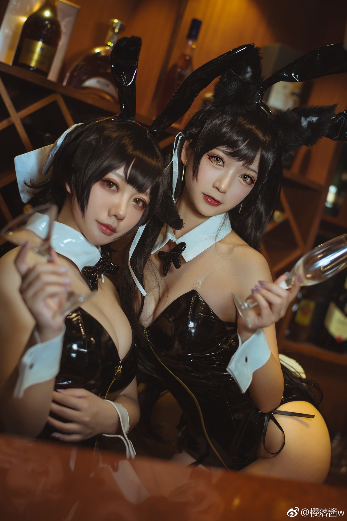 图片[5]-樱落酱-双人兔女郎-COS世界