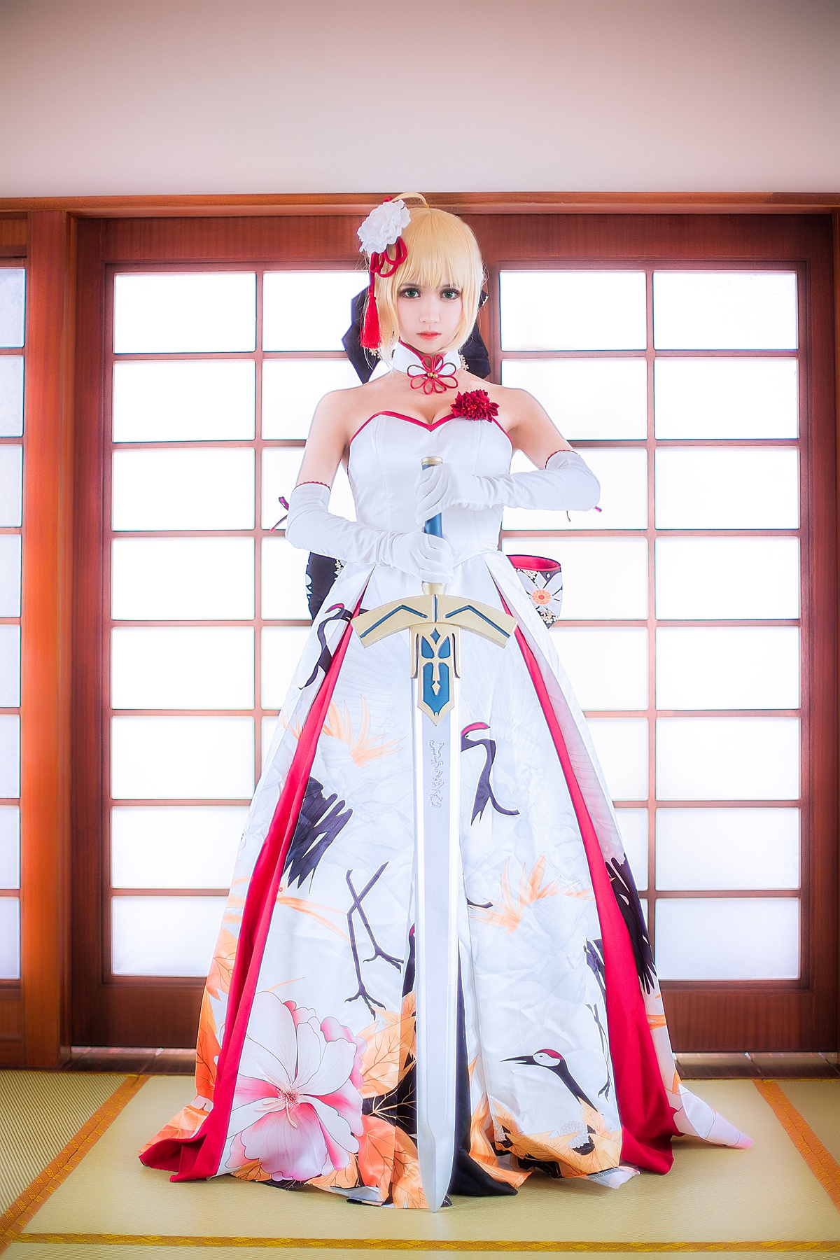 图片[4]-鳗鱼霏儿-King of Knight 和风礼服-COS世界