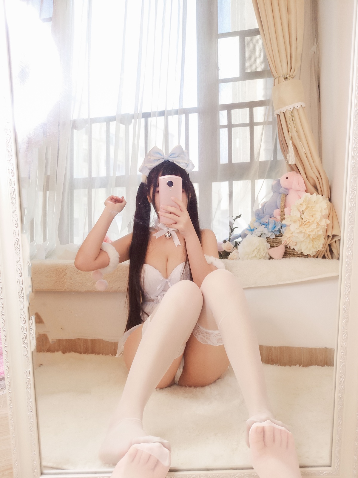 图片[2]-微博人气Coser不呆猫 – 蕾丝 [18P-28MB]-COS世界