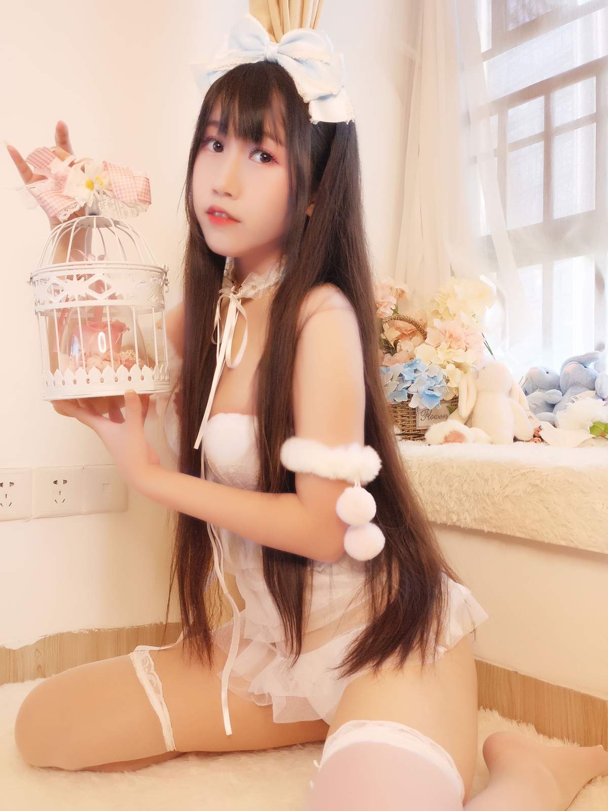 图片[4]-微博人气Coser不呆猫 – 蕾丝 [18P-28MB]-COS世界
