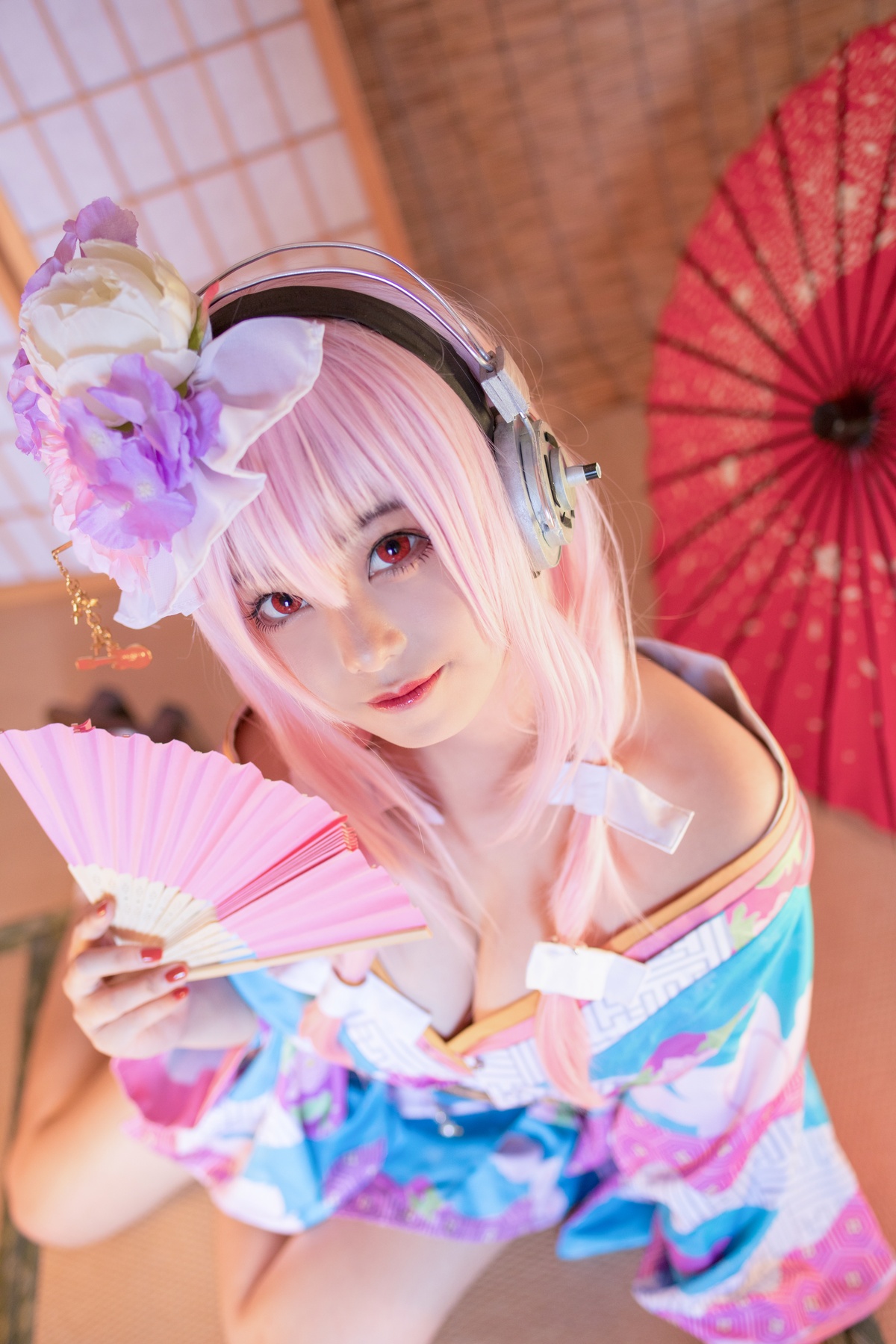 图片[2]-蜜汁猫裘-索尼子和服-COS世界