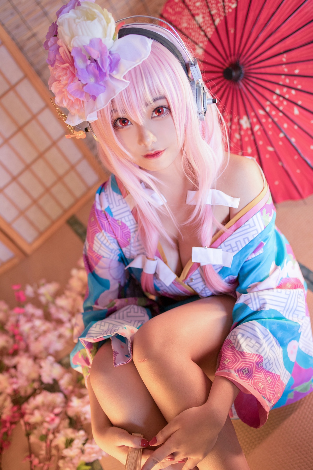 图片[4]-蜜汁猫裘-索尼子和服-COS世界